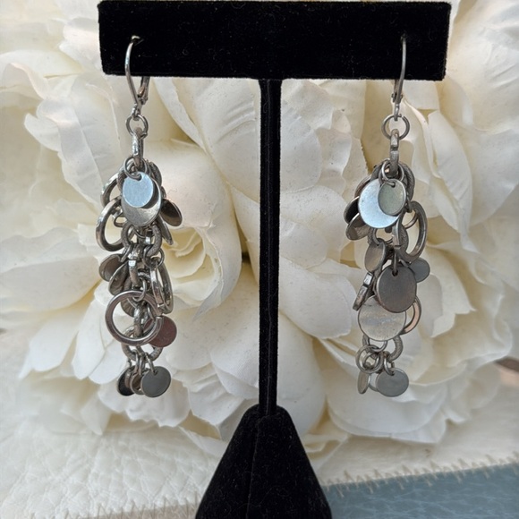 Silver Dangle Earrings - Picture 1 of 3